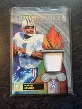 2025 Donruss Passing the Torch Jerseys Warren Moon / Cam Ward #PTJ-TEN card