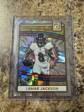 Lamar Jackson 2025 Panini Donruss Action All-Pros card