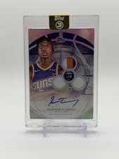 2025-26 Topps 3 Rookie 3 Patch Autographs Vertical Rasheer Fleming #RPV-RF card