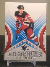 Jack Hughes 2024 SP Authentic Profile card