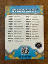 Checklist 2026 Upper Deck National Hockey Card Day card