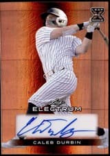 2024 Leaf Electrum Baseball Base Autograph Caleb Durbin #BA-CD2 card