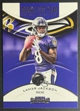 Lamar Jackson 2018 Panini Contenders Rookie of the Year card