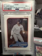 2024 Topps Chrome 1989 Topps Baseball Chrome Layer Variations Aaron Judge #89BCL-2 card