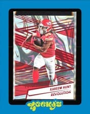Kareem Hunt 2025 Panini Revolution card