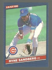Ryne Sandberg 1986 Donruss card