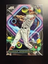 Gunnar Henderson 2023 Topps Cosmic Chrome card