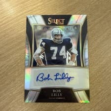 2021 Panini Select Signatures Select Bob Lilly #SSP-BLI