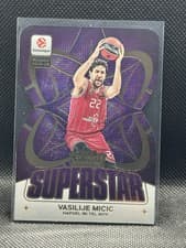 2025-26 Panini Contenders EuroLeague Superstar Die-Cuts Vasilije Micic #5 card