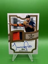 2026 Topps Topps Flagship Autograph Patch Jeremy Peña #TFAP2-JP card