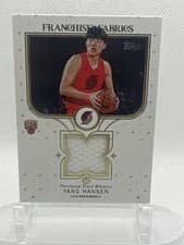 2025-26 Topps Franchise Fabrics Yang Hansen #FF-YH card