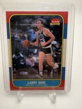Larry Bird 1986 Fleer card