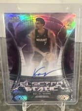 2025-26 Topps Cosmic Chrome Electro Static Signatures Kel'el Ware #ESS-KW card