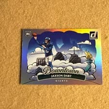 2025 Donruss Downtown! Horizontal Jaxson Dart #12 card
