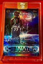 2025-26 Topps 3 Ice Water VJ Edgecombe #IW-4 card