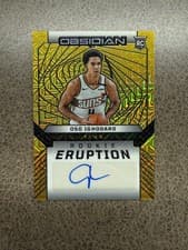 2024-25 Panini Obsidian Rookie Eruption Autographs Oso Ighodaro #REA-OSO card
