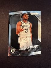 2024-25 Panini Prizm Black Base Set Cameron Thomas #93 card