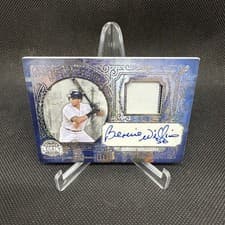 2025 Leaf Bronx Legacy Autograph Memorabilia Bernie Williams #AM-BW1 card