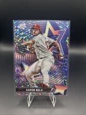 2025 Topps Cosmic Chrome StarFractor Aaron Nola #SF-59 card
