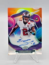 2025 Topps Cosmic Chrome First Flight Signatures Emeka Egbuka #FFS-EE card