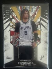 2025-26 Topps Woven Wonders Relics Stephon Castle #WW-SC card