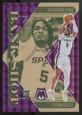 2024-25 Panini Mosaic Bank Shot Stephon Castle #4 card