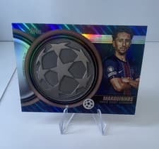 2025-26 Topps UEFA Club Competitions Starball Commemorative Relics Marquinhos #SCR-MQ card