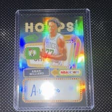 2025-26 NBA Hoops Hoops Rookie First Signs Amari Williams #HFS-AW card