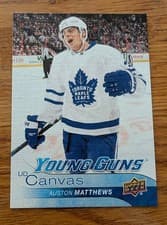 Auston Matthews 2016 Upper Deck Canvas card