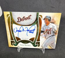 2026 Topps Tier One Top Shelf Signatures Victor Martinez #TSS-VM card