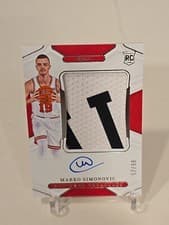 Marko Simonovic 2021 Panini National Treasures card