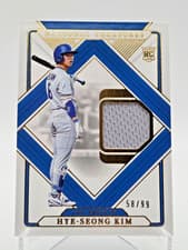 2025 Panini National Treasures Treasured Threads Hye-Seong Kim #24 card