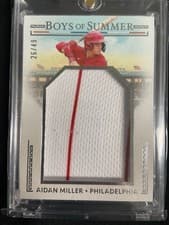 2024 Panini Boys of Summer Jumbo Prospect Materials Aidan Miller #JPM-AM