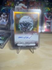 2025 Bowman University Best Bowman Showpieces Autographs Refractor Marcel Reed #BSA-MR card
