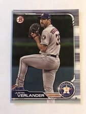Justin Verlander 2019 Bowman card