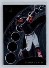 Ronald Acuna Jr 2021 Panini Select Moon Shots card
