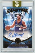 2025-26 Topps 3 Game Time Graphs Peja Stojakovic #GT-PS card