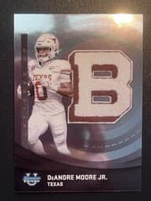 2025 Bowman University Chrome Lettered Up! DeAndre Moore Jr. #LU-15 card