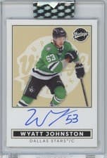 2024-25 Upper Deck Clear Cut Vintage Autos Wyatt Johnston #VA-WJ card