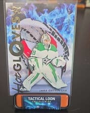 2025-26 Flair Hot Gloves Jake Oettinger #HG-8 card