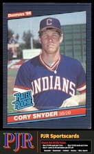 Cory Snyder 1986 Donruss card