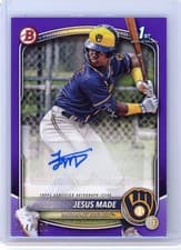 2025 Bowman Prospects Autographs Jesus Made #BPA-JM card