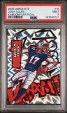 2025 Panini Absolute Kaboom! Vertical Josh Allen #10 card