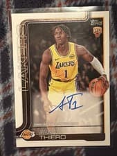 2025-26 Topps Flagship Real One Rookie Autographs Adou Thiero #TFRR-AT card