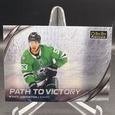 Wyatt Johnston 2025-26 O-Pee-Chee Platinum Path to Victory card