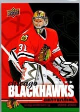 2025-26 Upper Deck Chicago Blackhawks Centennial Box Craig Anderson #66 card