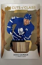 2024-25 Upper Deck Engrained Icons Cuts of Class Relics Doug Gilmour #CC-DG card