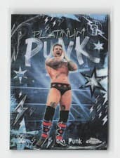 2026 Topps Chrome WWE Platinum Punk CM Punk #PLP-18 card