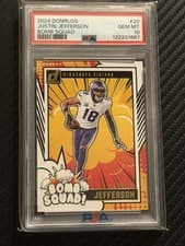 Justin Jefferson 2024 Panini Donruss Bomb Squad card