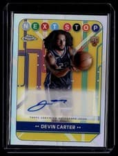 2024-25 Topps Chrome Next Stop Signatures Devin Carter #NSS-DC card